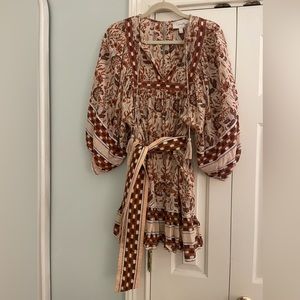 Cleobella Block Print Dress w Optional Belt